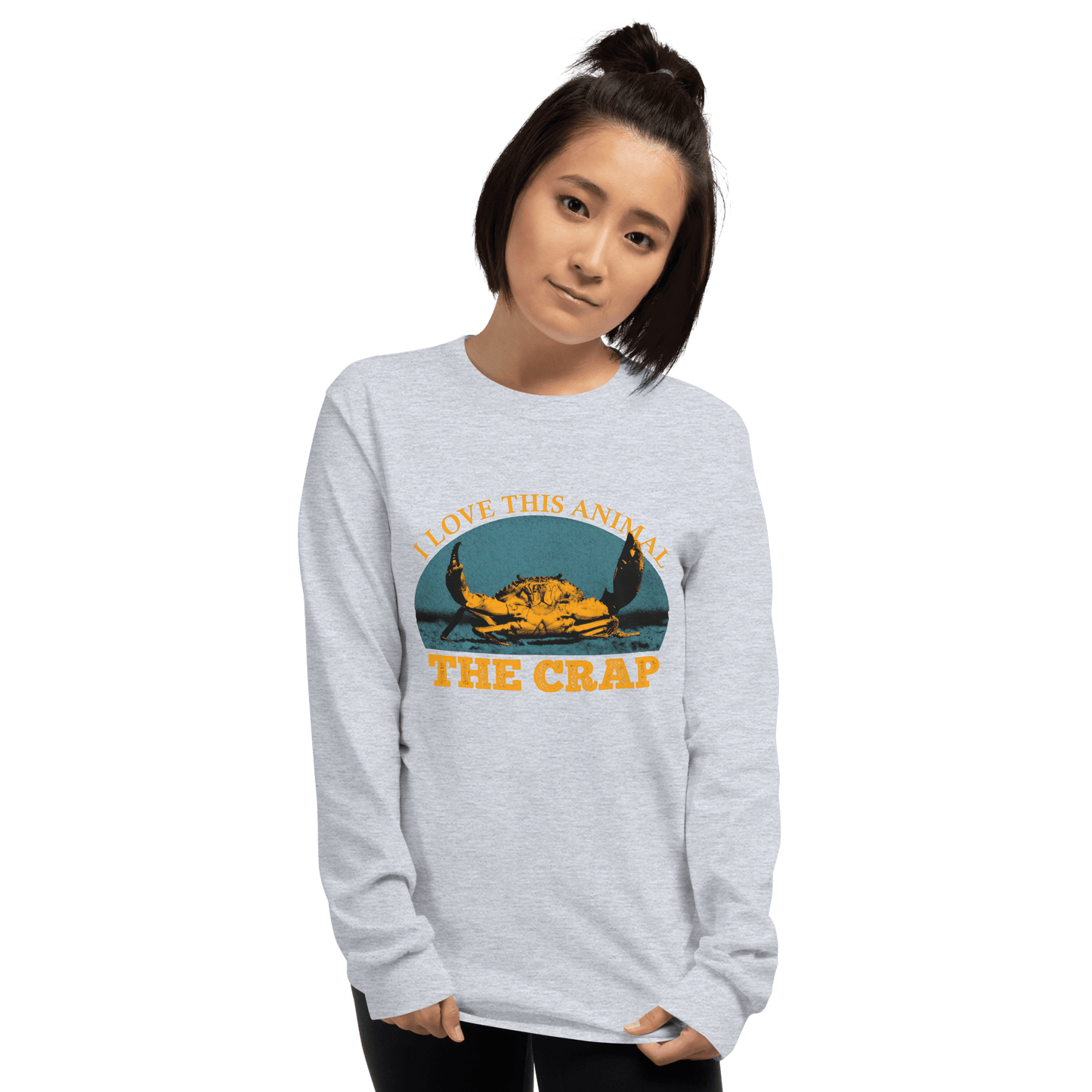 The Crap Long Sleeve T-Shirt Meme - Sport Grey | Shirtposting