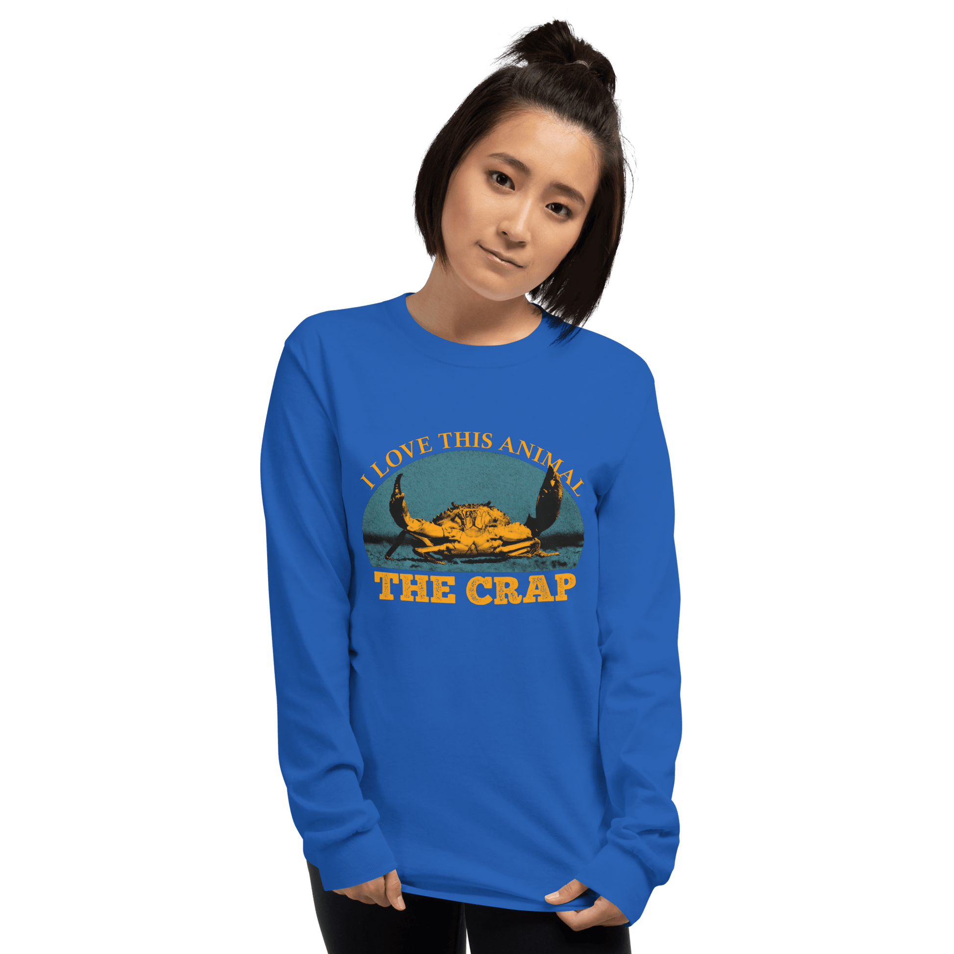 The Crap Long Sleeve T-Shirt Meme - Sport Grey | Shirtposting