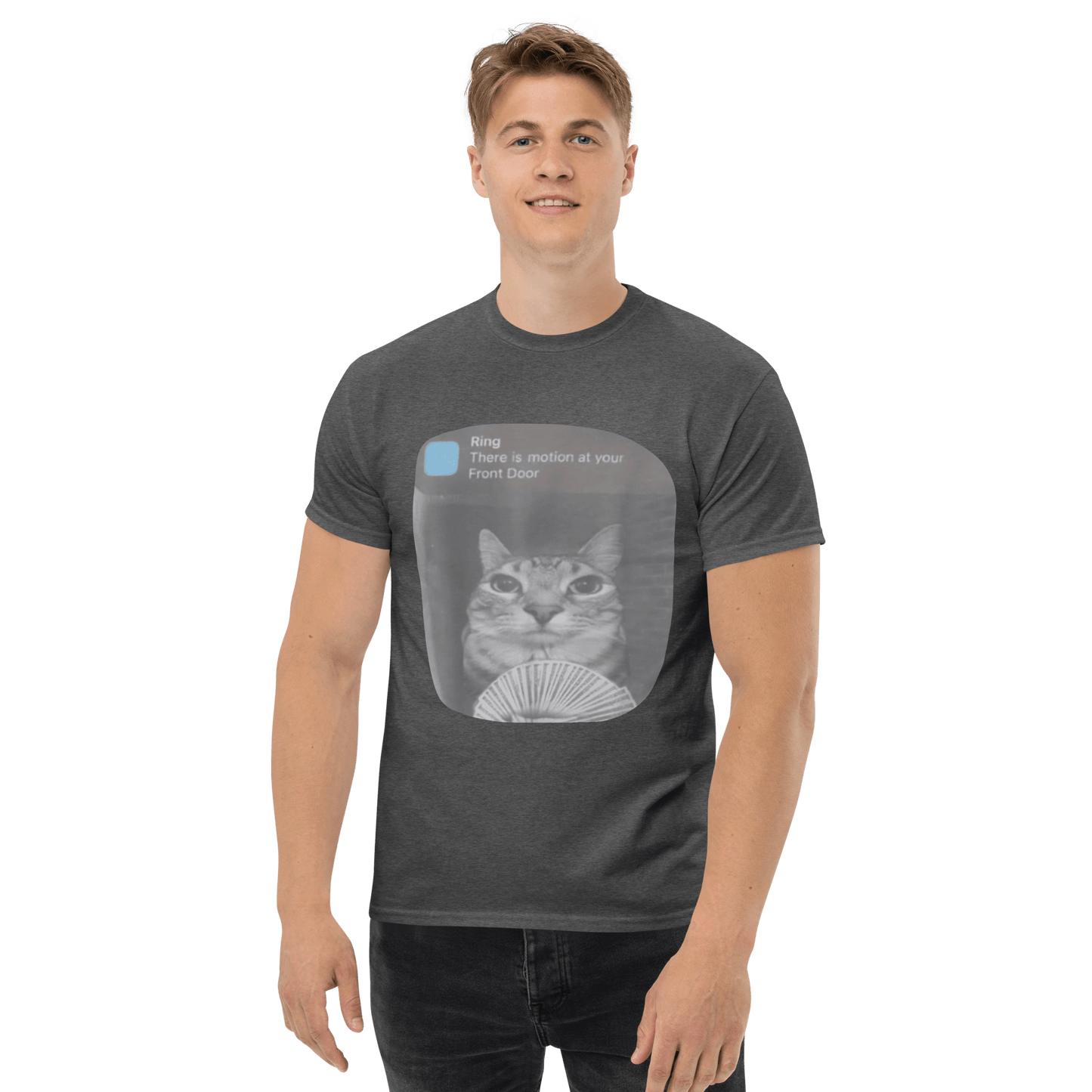 There is Motion at Your Front Door Classic T-Shirt Meme - Royal | Shirtposting