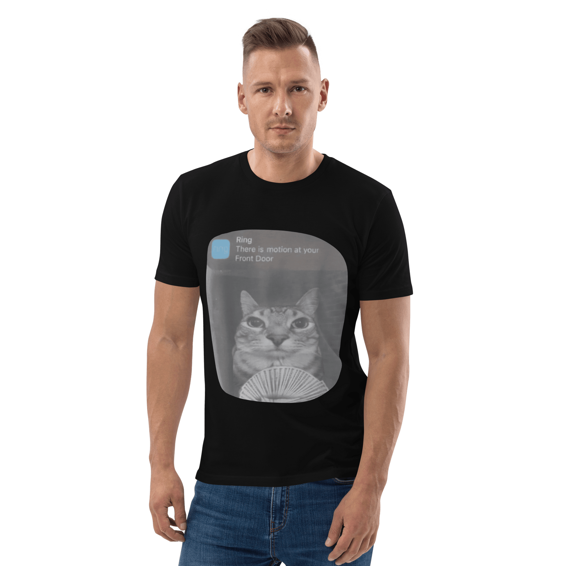 There is Motion at Your Front Door Premium Organic T-Shirt Meme - Cotton Pink | Shirtposting