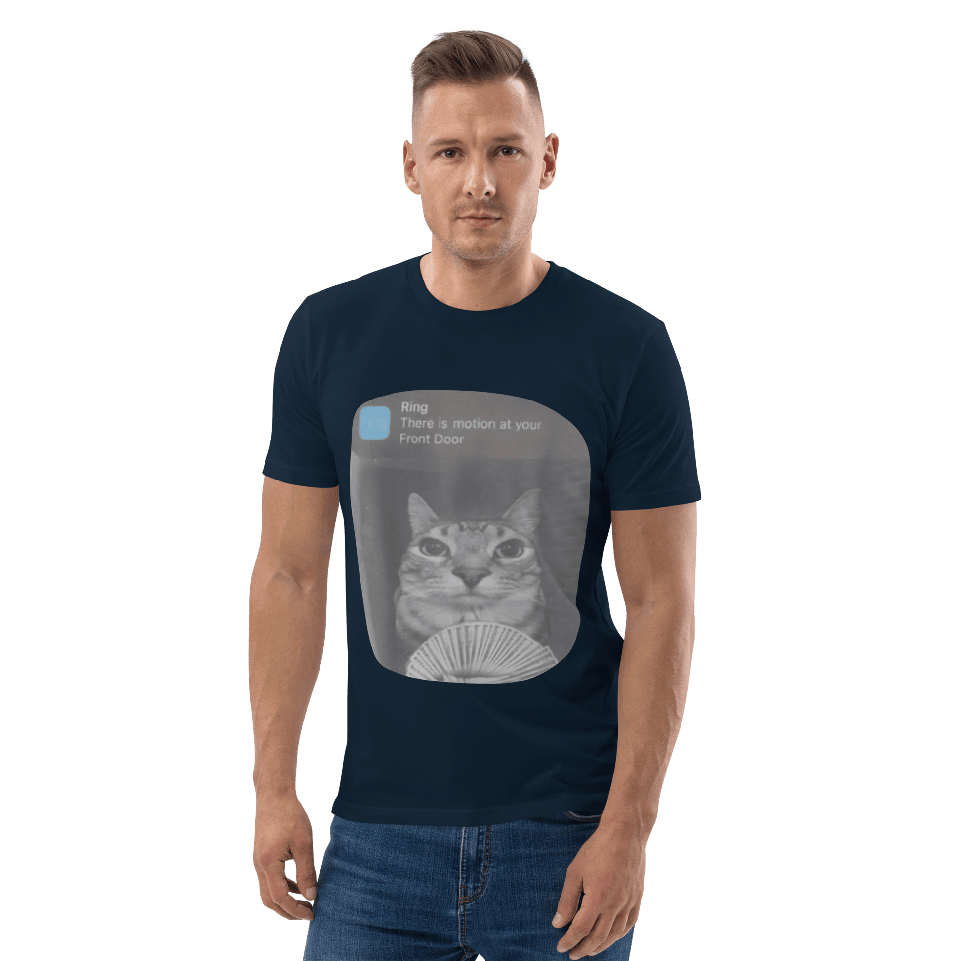 There is Motion at Your Front Door Premium Organic T-Shirt Meme - Cotton Pink | Shirtposting