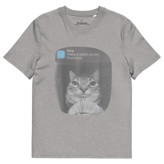 There is Motion at Your Front Door Premium Organic T-Shirt Meme - Heather Grey | Shirtposting
