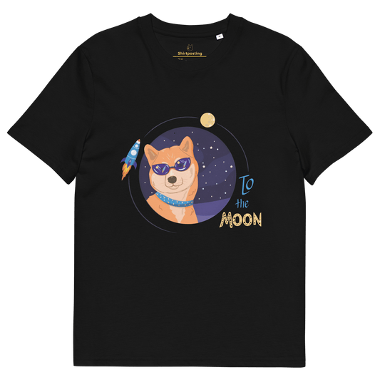 To The Moon Premium Organic T-Shirt Meme - Black | Shirtposting
