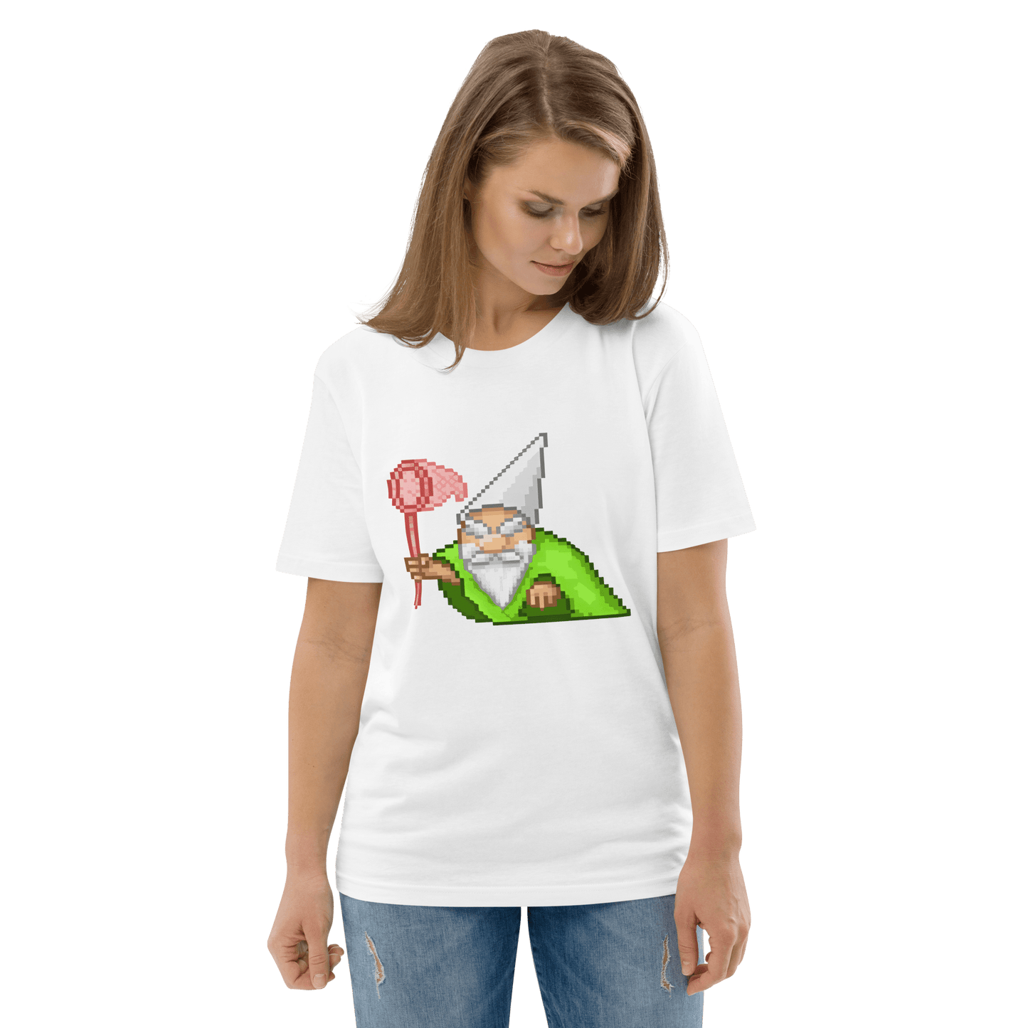 Wizard Gnome Premium Organic T-Shirt Meme - Dark Heather Grey | Shirtposting