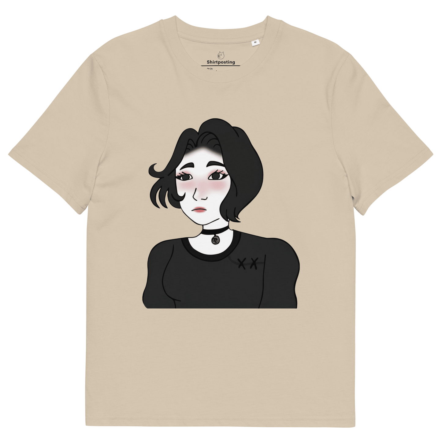 Wojak Girl Premium Organic T-Shirt Meme - Desert Dust | Shirtposting